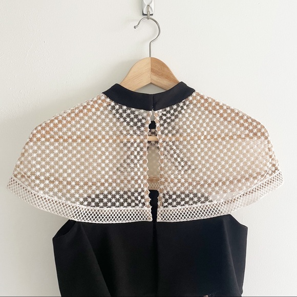 Self-Portrait caped sleeves minion dress - Picture 13 of 16